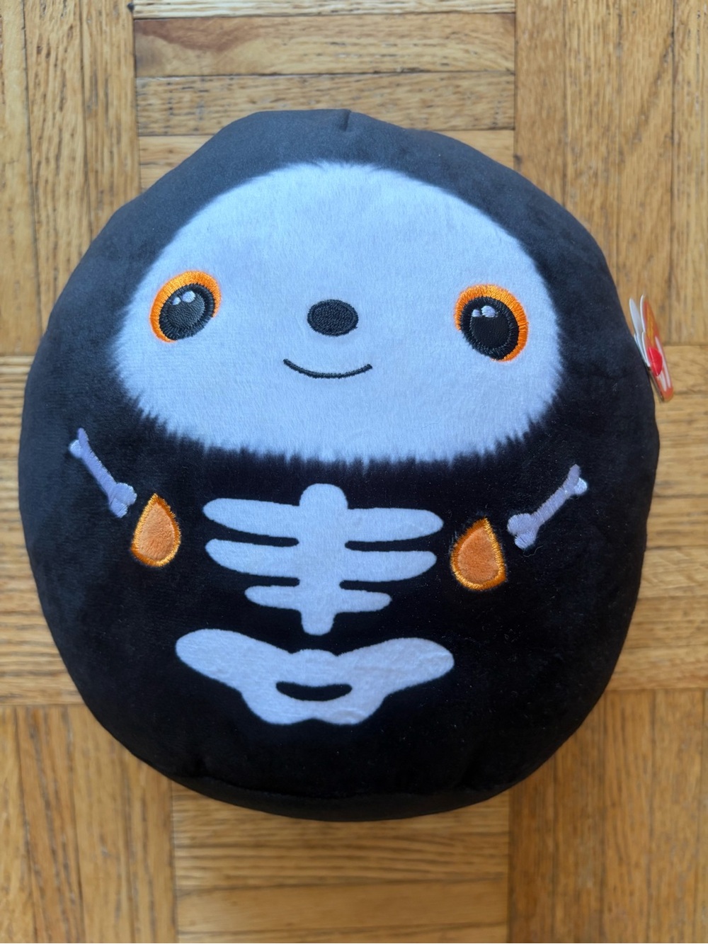 X-Ray the Skeleton from the Ty Squish-a-Boos (Squishy Beanies) NWT